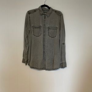 Army Green Soft Button down
